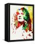 Legendary Robert Plant Watercolor-Olivia Morgan-Framed Stretched Canvas