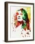 Legendary Robert Plant Watercolor-Olivia Morgan-Framed Art Print