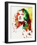 Legendary Robert Plant Watercolor-Olivia Morgan-Framed Art Print