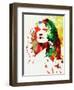 Legendary Robert Plant Watercolor-Olivia Morgan-Framed Art Print