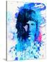 Legendary Roger Waters Watercolor-Olivia Morgan-Stretched Canvas