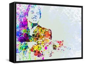 Legendary Scarface Watercolor-Olivia Morgan-Framed Stretched Canvas