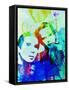 Legendary Simon and Garfunkel Watercolor-Olivia Morgan-Framed Stretched Canvas