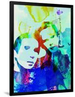 Legendary Simon and Garfunkel Watercolor-Olivia Morgan-Framed Art Print