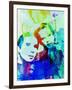 Legendary Simon and Garfunkel Watercolor-Olivia Morgan-Framed Art Print