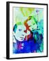 Legendary Simon and Garfunkel Watercolor-Olivia Morgan-Framed Art Print