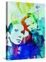 Legendary Simon and Garfunkel Watercolor-Olivia Morgan-Stretched Canvas