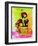 Legendary Siouxsie and the Banshees Watercolor-Olivia Morgan-Framed Art Print