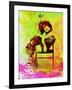 Legendary Siouxsie and the Banshees Watercolor-Olivia Morgan-Framed Art Print