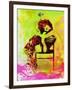 Legendary Siouxsie and the Banshees Watercolor-Olivia Morgan-Framed Art Print