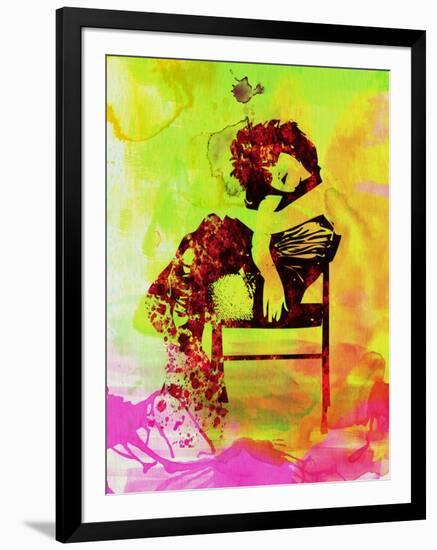 Legendary Siouxsie and the Banshees Watercolor-Olivia Morgan-Framed Art Print