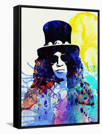 Legendary Slash Watercolor I-Olivia Morgan-Framed Stretched Canvas