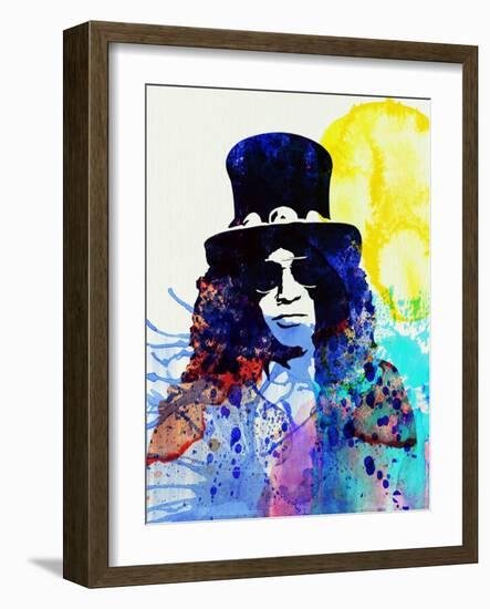 Legendary Slash Watercolor I-Olivia Morgan-Framed Art Print