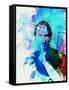 Legendary Steve Jobs Watercolor-Olivia Morgan-Framed Stretched Canvas