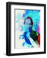 Legendary Steve Jobs Watercolor-Olivia Morgan-Framed Art Print