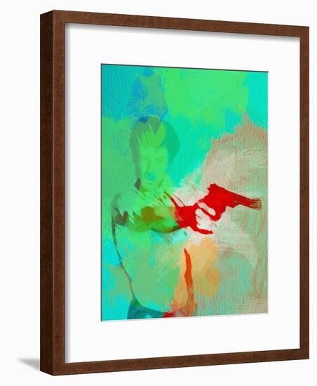 Legendary Taxi Driver Watercolor-Olivia Morgan-Framed Art Print