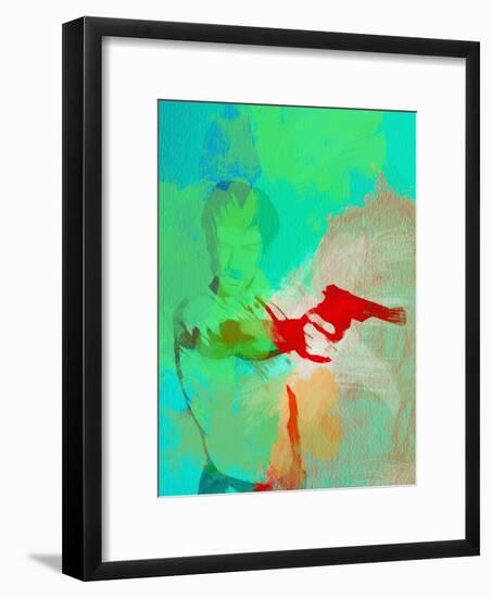 Legendary Taxi Driver Watercolor-Olivia Morgan-Framed Art Print