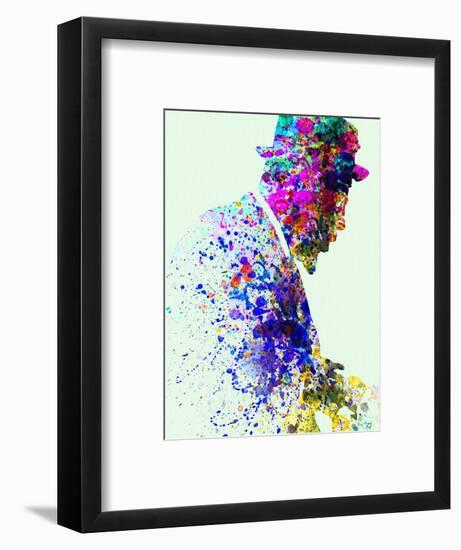 Legendary Thelonious Monk Watercolor II-Olivia Morgan-Framed Art Print