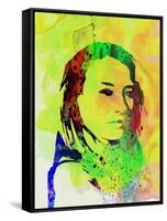 Legendary Tori Amos Watercolor-Olivia Morgan-Framed Stretched Canvas