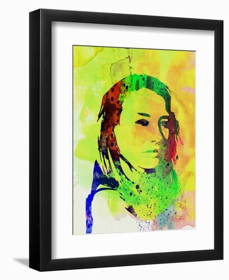 Legendary Tori Amos Watercolor-Olivia Morgan-Framed Art Print