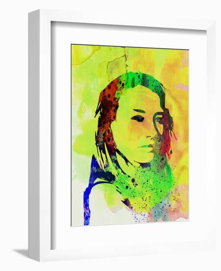 Legendary Tori Amos Watercolor-Olivia Morgan-Framed Art Print