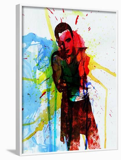 Legendary Trainspotting Watercolor II-Olivia Morgan-Framed Art Print