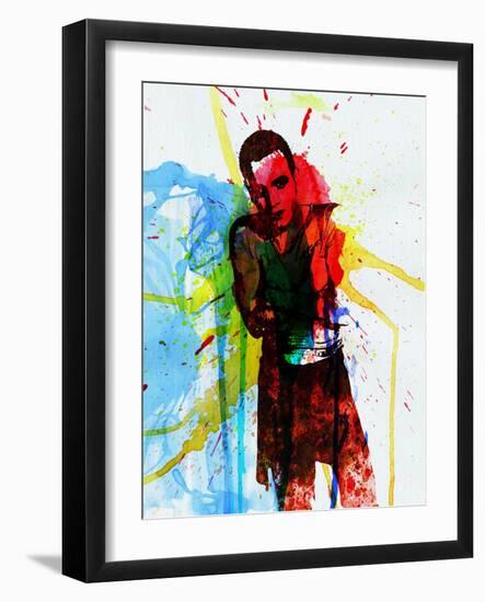 Legendary Trainspotting Watercolor II-Olivia Morgan-Framed Art Print