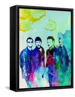 Legendary U2 Watercolor-Olivia Morgan-Framed Stretched Canvas