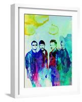 Legendary U2 Watercolor-Olivia Morgan-Framed Art Print