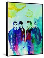 Legendary U2 Watercolor-Olivia Morgan-Framed Stretched Canvas