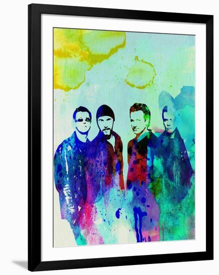 Legendary U2 Watercolor-Olivia Morgan-Framed Art Print