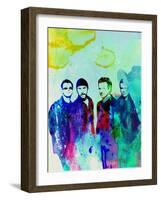 Legendary U2 Watercolor-Olivia Morgan-Framed Art Print