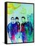 Legendary U2 Watercolor-Olivia Morgan-Framed Stretched Canvas