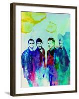 Legendary U2 Watercolor-Olivia Morgan-Framed Art Print