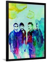 Legendary U2 Watercolor-Olivia Morgan-Framed Art Print