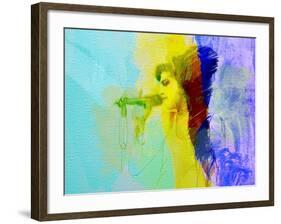 Legendary  Winehouse Watercolor-Olivia Morgan-Framed Art Print