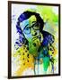 Legendary Woody Allen Watercolor-Olivia Morgan-Framed Art Print