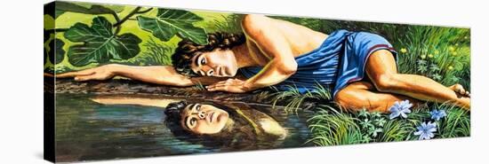 Legends of Ancient Greece: The Fatal Reflection-Roger Payne-Stretched Canvas