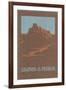 Legends of the Pueblos, Buttes-null-Framed Giclee Print