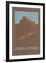 Legends of the Pueblos, Buttes-null-Framed Giclee Print