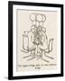 Legless Bridge Table-William Heath Robinson-Framed Art Print