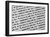 Lego Man Collection Black and White Art Print Poster-null-Framed Premium Giclee Print