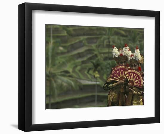 Legong Dancers, Bali, Indonesia-Michele Westmorland-Framed Photographic Print