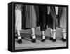 Legs and Feet with Dog Collar Anklets-Roger Higgins-Framed Stretched Canvas