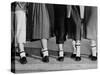 Legs and Feet with Dog Collar Anklets-Roger Higgins-Stretched Canvas
