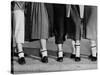 Legs and Feet with Dog Collar Anklets-Roger Higgins-Stretched Canvas