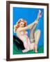 Legs For Days-Peter Driben-Framed Art Print