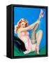 Legs For Days-Peter Driben-Framed Stretched Canvas