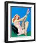 Legs For Days-Peter Driben-Framed Art Print