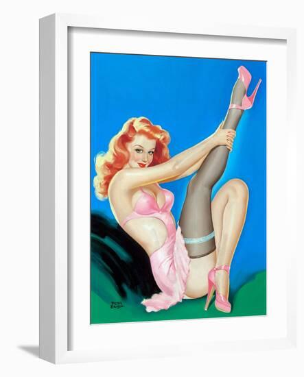 Legs For Days-Peter Driben-Framed Art Print